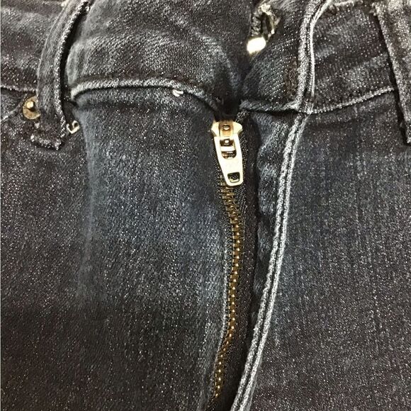 DKNY Denim Jeans High Waist Straight Leg Dark Wash Jeans Size 14 - Picture 15 of 16